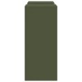 Soportes para Plantas de Exterior Pilar 2 pcs Verde Oliva 24x24x55 cm Acero | Foro24.es | Tu tienda online para hogar, jardín y más Foro24.es