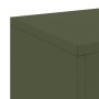 Soportes para Plantas de Exterior Pilar 2 pcs Verde Oliva 24x24x55 cm Acero | Foro24.es | Tu tienda online para hogar, jardín y más Foro24.es