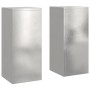Soportes para Plantas de Exterior Pilares 2 pcs 24x24x55 cm Acero Inoxidable von , Topfständer - Ref: Foro24-865817, Preis: 9...
