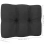 4-Sitzer-Gartensofa mit Kissen aus massivem Kiefernholz von vidaXL, Outdoor-Sofas - Ref: Foro24-3076393, Preis: 398,86 €, Rab...