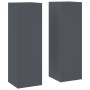 Soportes para Plantas Exteriores Pilar 2 pcs Antracita 24x24x75 cm Acero von , Topfständer - Ref: Foro24-865822, Preis: 82,97...