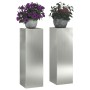 Soportes para Plantas de Exterior Pilares 2 pcs 24x24x75 cm Acero Galvanizado von , Topfständer - Ref: Foro24-865825, Preis: ...