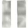 Soportes para Plantas de Exterior Pilares 2 pcs 24x24x75 cm Acero Galvanizado von , Topfständer - Ref: Foro24-865825, Preis: ...