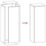Soportes para plantas exteriores Pilar 2 pcs 24x24x75 cm Acero envejido von , Topfständer - Ref: Foro24-865826, Preis: 75,03 ...