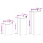 Soportes para Plantas Pilar 3 pcs Acero Inoxidable von , Topfständer - Ref: Foro24-865831, Preis: 136,32 €, Rabatt: %