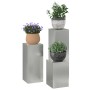 Conjunto de 3 Soportes de Plantas de Exterior de Acero Galvanizado von , Topfständer - Ref: Foro24-865832, Preis: 75,92 €, Ra...