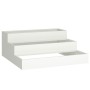 Macetero de Jardín  3 Niveles 90x90x35 cm Blanco Acero | Foro24.es | Tu tienda online para hogar, jardín y más Foro24.es