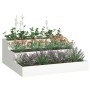 Macetero de Jardín  3 Niveles 90x90x35 cm Blanco Acero | Foro24.es | Tu tienda online para hogar, jardín y más Foro24.es