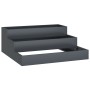 Macetero de Jardín 3 Niveles 90x90x35 cm Acero Antracita by , Pots and planters - Ref: Foro24-865836, Price: 98,55 €, Discoun...