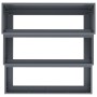 Macetero de Jardín 3 Niveles 90x90x35 cm Acero Antracita by , Pots and planters - Ref: Foro24-865836, Price: 98,55 €, Discoun...