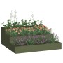 Macetero de Jardín  de 3 Niveles 90x90x35 cm Verde Oliva Acero | Foro24.es | Tu tienda online para hogar, jardín y más Foro24.es
