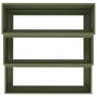 Macetero de Jardín  de 3 Niveles 90x90x35 cm Verde Oliva Acero | Foro24.es | Tu tienda online para hogar, jardín y más Foro24.es