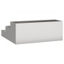 Macetero de jardín de tres niveles 90x90x35 cm Acero inoxidable by , Pots and planters - Ref: Foro24-865838, Price: 138,58 €,...