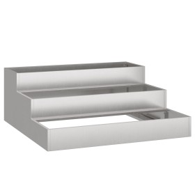 Macetero de Jardín de 3 Niveles 90x90x35 cm Acero Corrosivo von , Töpfe und Pflanzgefäße - Ref: Foro24-865840, Preis: 89,73 €...