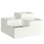 Macetero de jardín 80x80x48 cm Acero Blanco by , Pots and planters - Ref: Foro24-865842, Price: 123,90 €, Discount: %