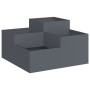 Macetero de Jardín 80x80x48 cm Acero Antracita by , Pots and planters - Ref: Foro24-865843, Price: 131,66 €, Discount: %