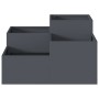 Macetero de Jardín 80x80x48 cm Acero Antracita by , Pots and planters - Ref: Foro24-865843, Price: 131,66 €, Discount: %