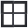 Macetero de Jardín 80x80x48 cm Acero Antracita by , Pots and planters - Ref: Foro24-865843, Price: 131,66 €, Discount: %