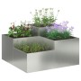 Macetero para jardín 80x80x48 cm de acero galvanizado by , Pots and planters - Ref: Foro24-865846, Price: 104,62 €, Discount: %