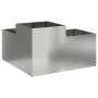 Macetero para jardín 80x80x48 cm de acero galvanizado by , Pots and planters - Ref: Foro24-865846, Price: 104,62 €, Discount: %
