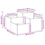 Macetero para jardín 80x80x48 cm de acero galvanizado by , Pots and planters - Ref: Foro24-865846, Price: 104,62 €, Discount: %
