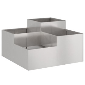 Macetero de Jardín 80x80x48 cm de Acero Resistente a la Intemperie von , Töpfe und Pflanzgefäße - Ref: Foro24-865847, Preis: ...