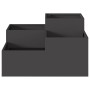 Macetero para jardín 100x100x48 cm Acero Negro von , Töpfe und Pflanzgefäße - Ref: Foro24-865848, Preis: 135,46 €, Rabatt: -5%%