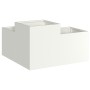 Macetero de Jardín 100x100x48 cm Acero Blanco | Foro24.es | Tu tienda online para hogar, jardín y más Foro24.es
