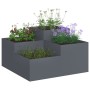 Macetero de jardín 100x100x48 cm Acero Antracita by , Pots and planters - Ref: Foro24-865850, Price: 144,41 €, Discount: %