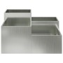 Macetero de Jardín  100x100x48 cm de Acero Galvanizado | Foro24.es | Tu tienda online para hogar, jardín y más Foro24.es