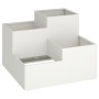Macetero de Jardín 80x80x60 cm Acero Blanco von , Töpfe und Pflanzgefäße - Ref: Foro24-865856, Preis: 141,03 €, Rabatt: -5%%