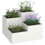 Macetero de Jardín 80x80x60 cm Acero Blanco von , Töpfe und Pflanzgefäße - Ref: Foro24-865856, Preis: 141,03 €, Rabatt: -5%%