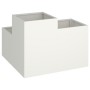 Macetero de Jardín 80x80x60 cm Acero Blanco von , Töpfe und Pflanzgefäße - Ref: Foro24-865856, Preis: 141,03 €, Rabatt: -5%%