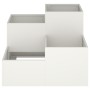 Macetero de Jardín 80x80x60 cm Acero Blanco von , Töpfe und Pflanzgefäße - Ref: Foro24-865856, Preis: 141,03 €, Rabatt: -5%%