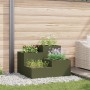 Macetero de Jardín  80x80x60 cm Verde Oliva Acero | Foro24.es | Tu tienda online para hogar, jardín y más Foro24.es