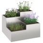 Macetero de jardín 80x80x60 cm de acero inoxidable by , Pots and planters - Ref: Foro24-865859, Price: 191,35 €, Discount: %
