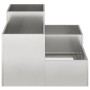 Macetero de jardín 80x80x60 cm de acero inoxidable by , Pots and planters - Ref: Foro24-865859, Price: 191,35 €, Discount: %