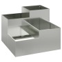 Macetero de Jardín 80x80x60 cm de Acero Galvanizado by , Pots and planters - Ref: Foro24-865860, Price: 120,32 €, Discount: %