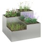 Macetero de Jardín 80x80x60 cm de Acero Galvanizado by , Pots and planters - Ref: Foro24-865860, Price: 120,32 €, Discount: %