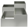 Macetero de Jardín 80x80x60 cm de Acero Galvanizado by , Pots and planters - Ref: Foro24-865860, Price: 120,32 €, Discount: %