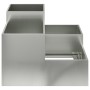 Macetero de Jardín 80x80x60 cm de Acero Galvanizado by , Pots and planters - Ref: Foro24-865860, Price: 120,32 €, Discount: %