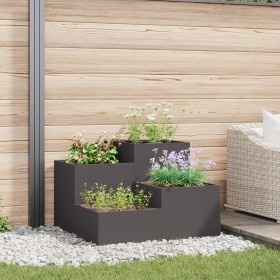 Jardinera 100x100x60 cm Acero Negro von , Töpfe und Pflanzgefäße - Ref: Foro24-865862, Preis: 159,34 €, Rabatt: %