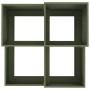 Plantador de jardín 100x100x60 cm Verde Oliva Acero by , Pots and planters - Ref: Foro24-865865, Price: 166,51 €, Discount: %