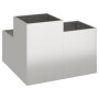 Jardinera  100x100x60 cm Acero inoxidable | Foro24.es | Tu tienda online para hogar, jardín y más Foro24.es