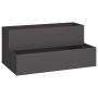 Macetero de Jardín - Acero Negro de 2 Niveles, 100x60x45 cm by , Pots and planters - Ref: Foro24-865869, Price: 101,16 €, Dis...