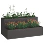 Macetero de Jardín - Acero Negro de 2 Niveles, 100x60x45 cm by , Pots and planters - Ref: Foro24-865869, Price: 101,16 €, Dis...