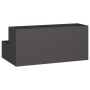 Macetero de Jardín - Acero Negro de 2 Niveles, 100x60x45 cm by , Pots and planters - Ref: Foro24-865869, Price: 101,16 €, Dis...