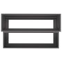 Macetero de Jardín - Acero Negro de 2 Niveles, 100x60x45 cm by , Pots and planters - Ref: Foro24-865869, Price: 101,16 €, Dis...