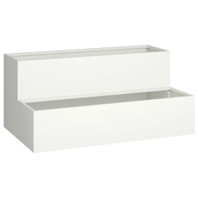 Macetero de 2 Niveles 100x60x45 cm Blanco de Acero von , Töpfe und Pflanzgefäße - Ref: Foro24-865870, Preis: 105,74 €, Rabatt...