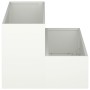 Macetero de 2 Niveles 100x60x45 cm Blanco de Acero von , Töpfe und Pflanzgefäße - Ref: Foro24-865870, Preis: 105,74 €, Rabatt...